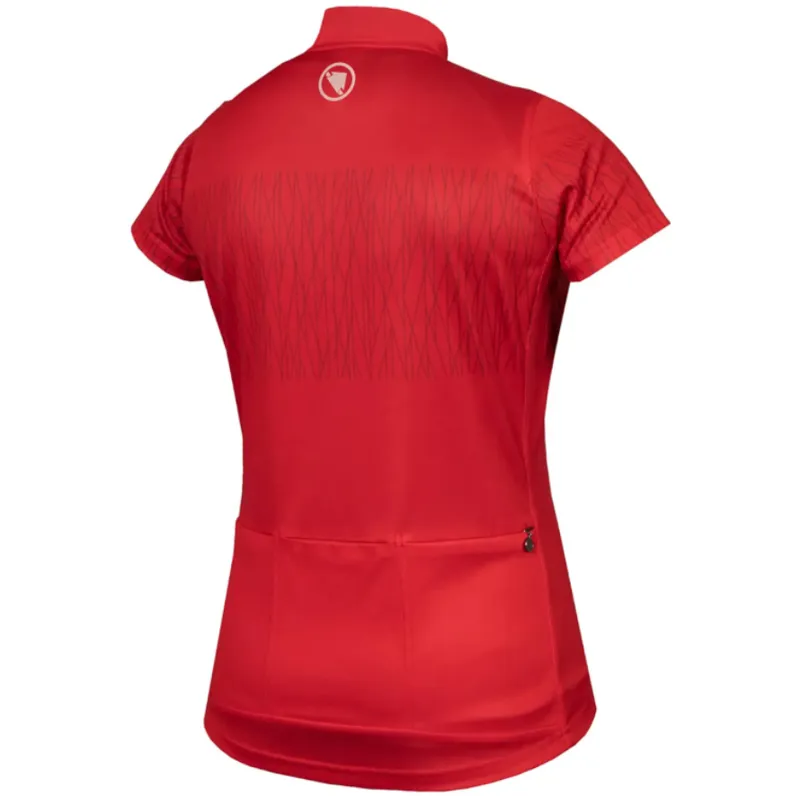 Endura Women's Hummvee Ray S/S Jersey Pomegranate-1